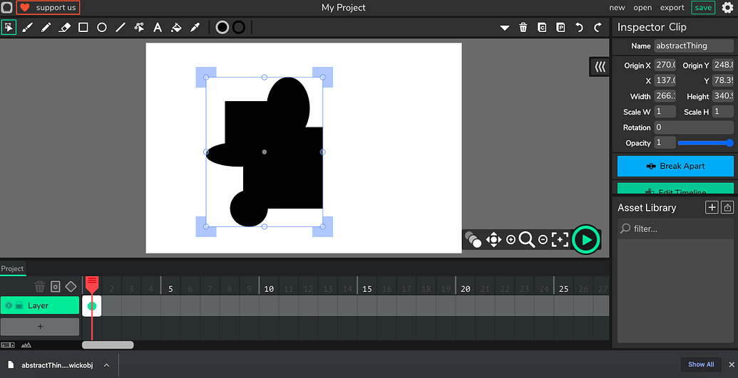 Can I export the individual assets created in Wick Editor? - Help - The ...