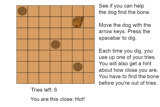 dog grid game